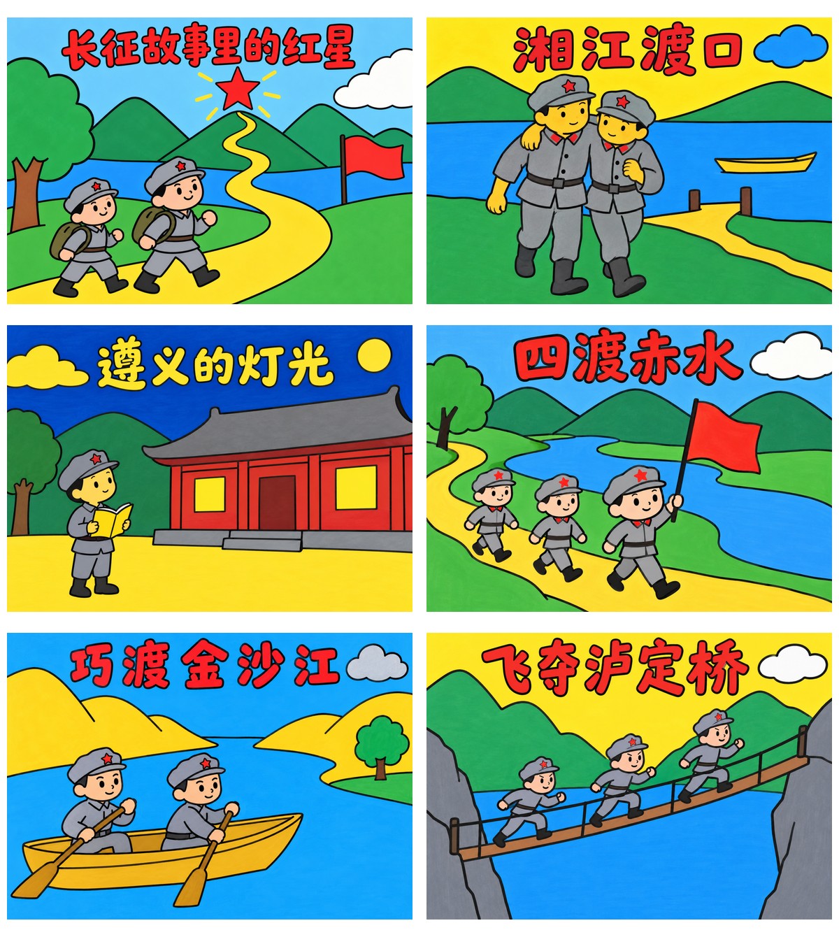 长征故事里的红星作品预览