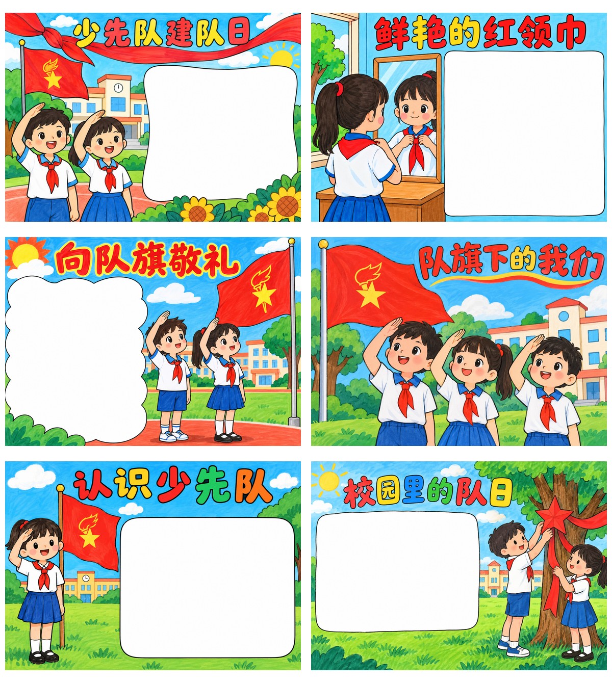 少先队建队日作品预览